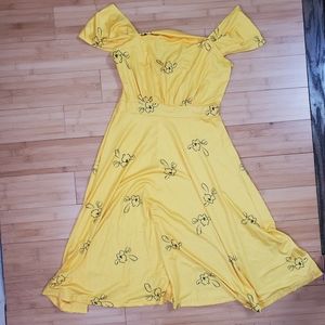Lala Land yellow dress medium